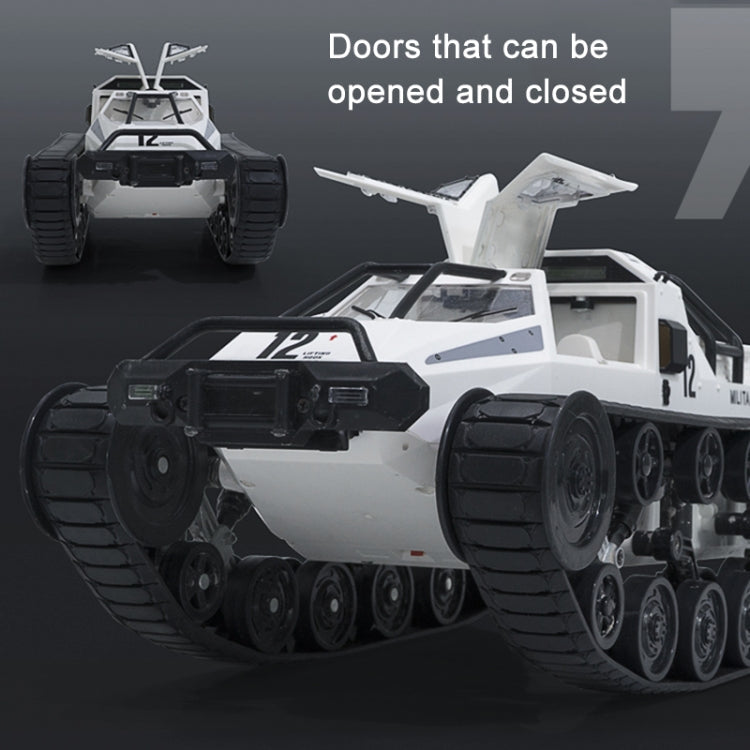 SG-1203 1:12 2.4G Simulation Remote Control EV Tracked Vehicle Tank Off-road Vehicle Model Car Toy (White)