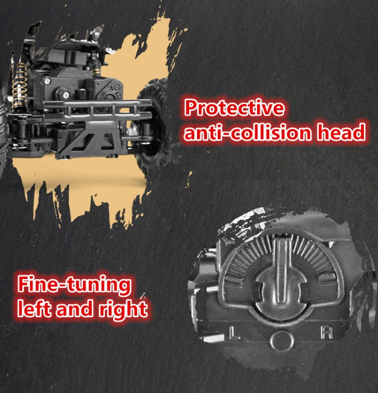 HD6241 1:16 Mountain-climbing Four-wheel Children Remote-controlled Off-road Vehicle Toy(Silver)