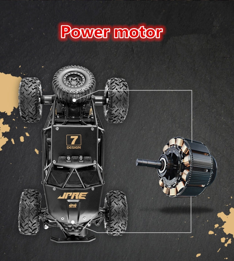 HD6241 1:16 Mountain-climbing Four-wheel Children Remote-controlled Off-road Vehicle Toy(Silver)