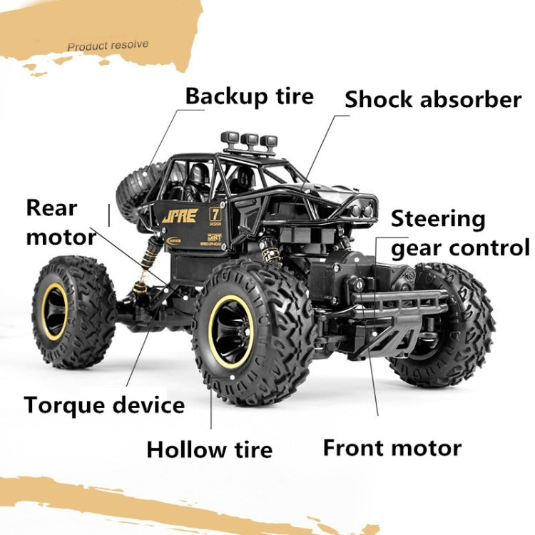 HD6241 1:16 Mountain-climbing Four-wheel Children Remote-controlled Off-road Vehicle Toy(Silver)