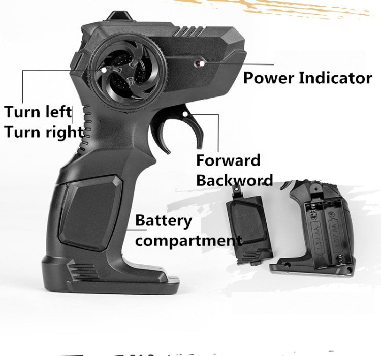 HD6241 1:16 Mountain-climbing Four-wheel Children Remote-controlled Off-road Vehicle Toy(Silver)