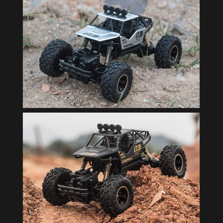 HD6141 1:16 Mountain-climbing Four-wheel Children Remote-controlled Off-road Vehicle Toy(Silver)