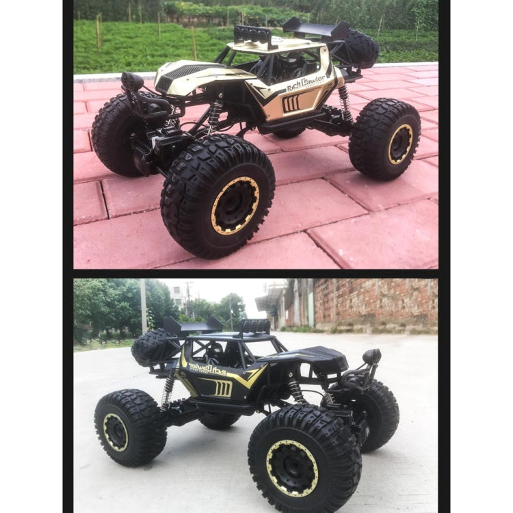 HD609 1:8 Oversized Alloy Climbing Car Off-road Remote Control Vehicle Toy(Black)