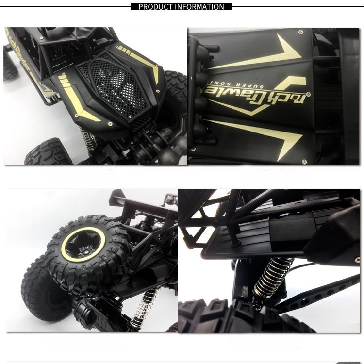 HD609 1:8 Oversized Alloy Climbing Car Off-road Remote Control Vehicle Toy(Gold)