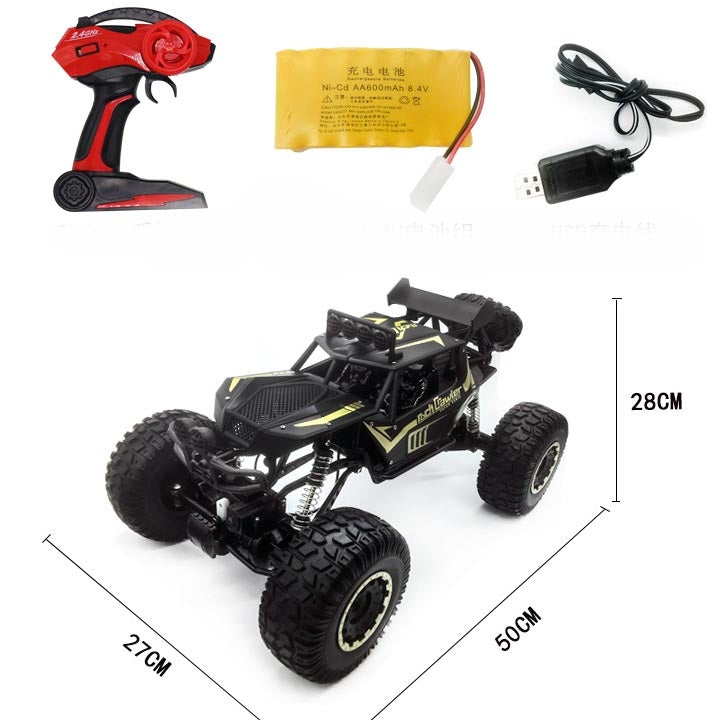 HD609 1:8 Oversized Alloy Climbing Car Off-road Remote Control Vehicle Toy(Gold)