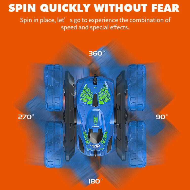 JJR/C Q9 2.4Ghz Remote Control Stunt Tumbling Car Vehicle Toy (Blue)