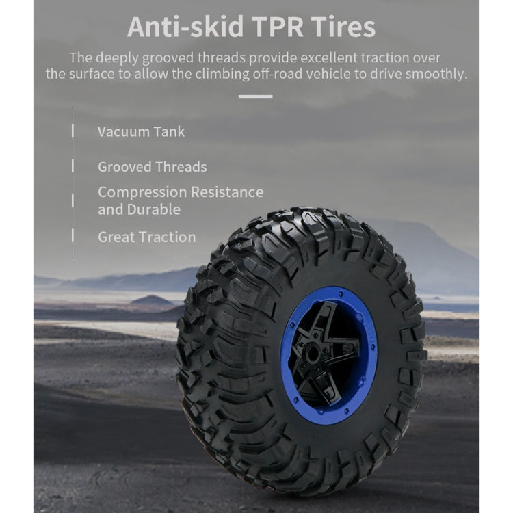 JJR/C Q112 1:14 4WD Remote Control Alloy Climbing Car (Blue)