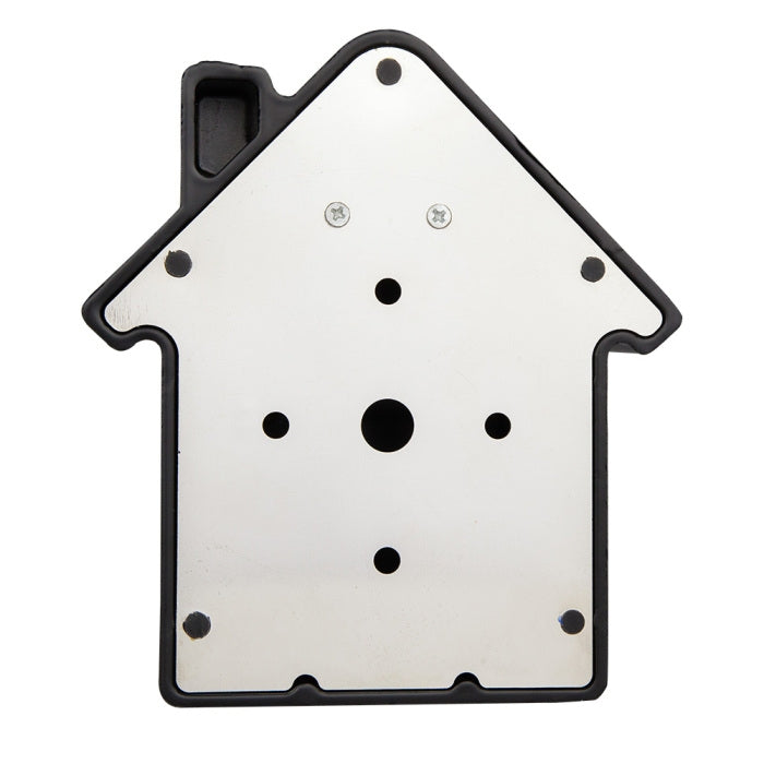 Hut Shape Password Lock Storage Box Security Box Wall Cabinet Safety Box, with 1 Key(Purple)