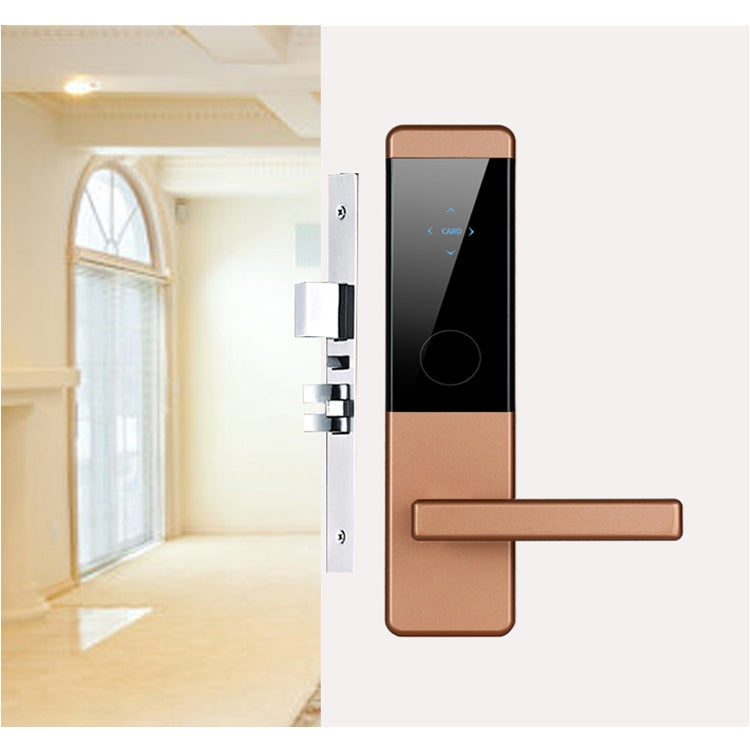 DPY-5634 Hotel IC Magnetic Card Induction Lock Electronic Door Lock(Black)