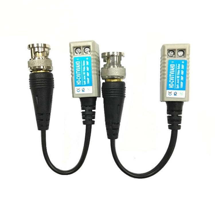 2 PCS Anpwoo 100C Upgrade Version Screw-type Coaxial HD-CVI/AHD/CVI 1CH Passive Transceiver Video Balun