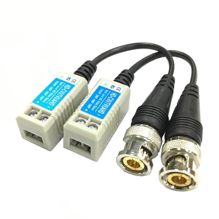 2 PCS Anpwoo 100C Upgrade Version Screw-type Coaxial HD-CVI/AHD/CVI 1CH Passive Transceiver Video Balun