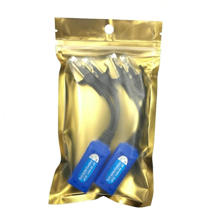 2 PCS Anpwoo UPOE01 Spliceable 2 in 1 POE (Power + Ethernet) Passive Twisted Transceiver