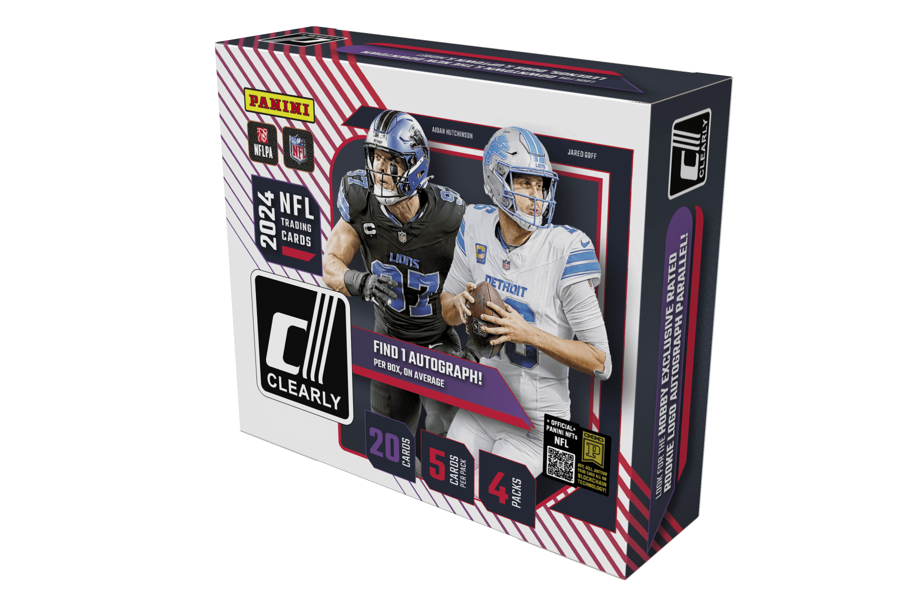 2024 Panini Clearly Donruss NFL Trading Card Box (Hobby)