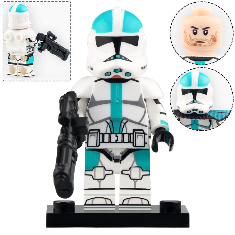 Captain Howzer Clone trooper Lego Star wars Minifigures Custom Toys