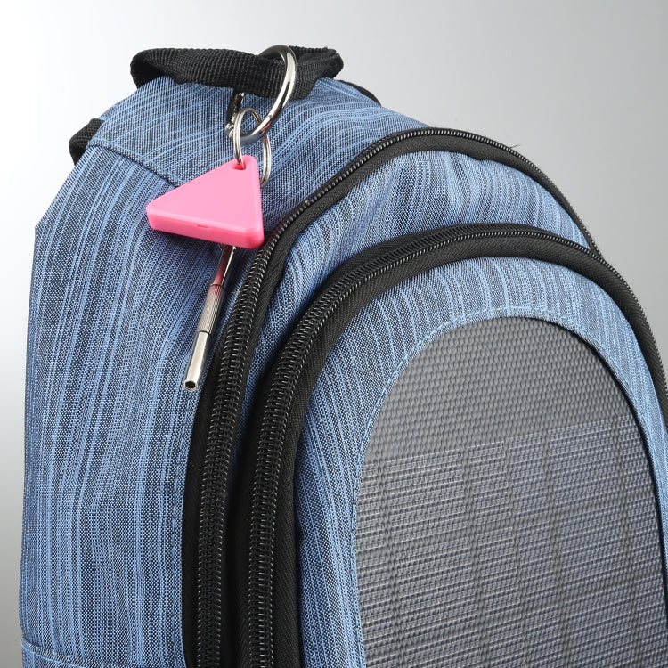 HCX003 Triangle Two-way Smart Bluetooth Anti-lost Keychain Finder (Pink)