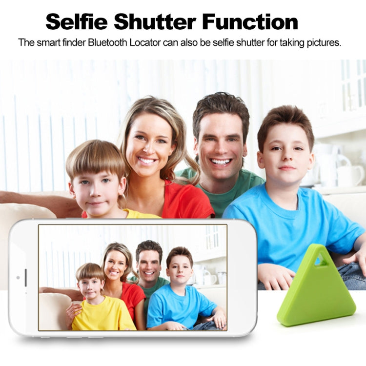 HCX003 Triangle Two-way Smart Bluetooth Anti-lost Keychain Finder (Green)