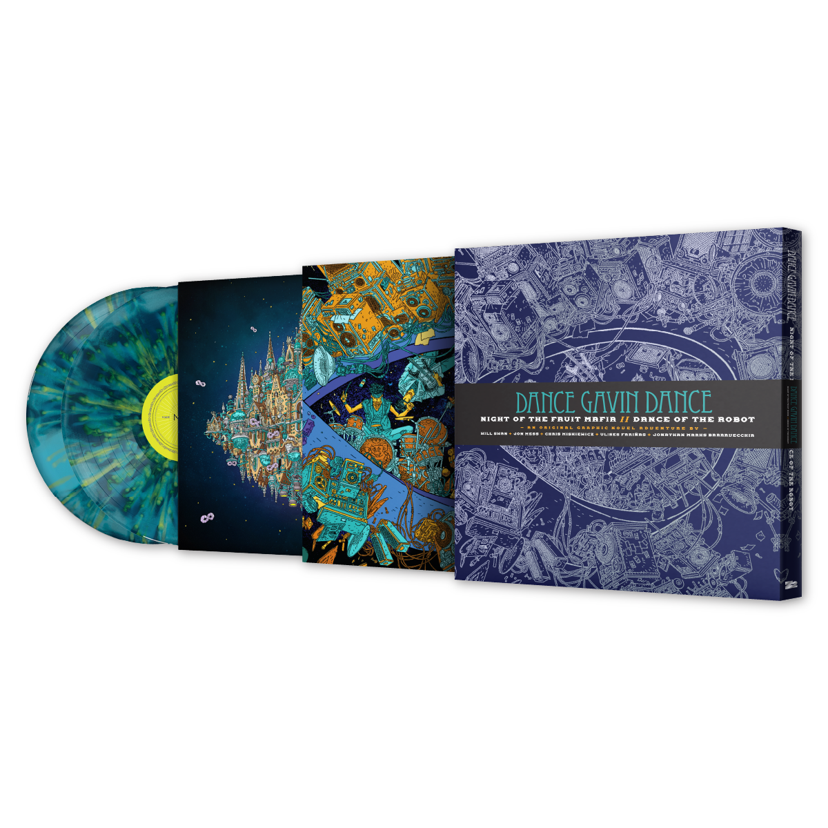 Dance Gavin Dance: Night of the Fruit Mafia // Dance of the Robot - Graphic Novel (Deluxe Vinyl Edition)