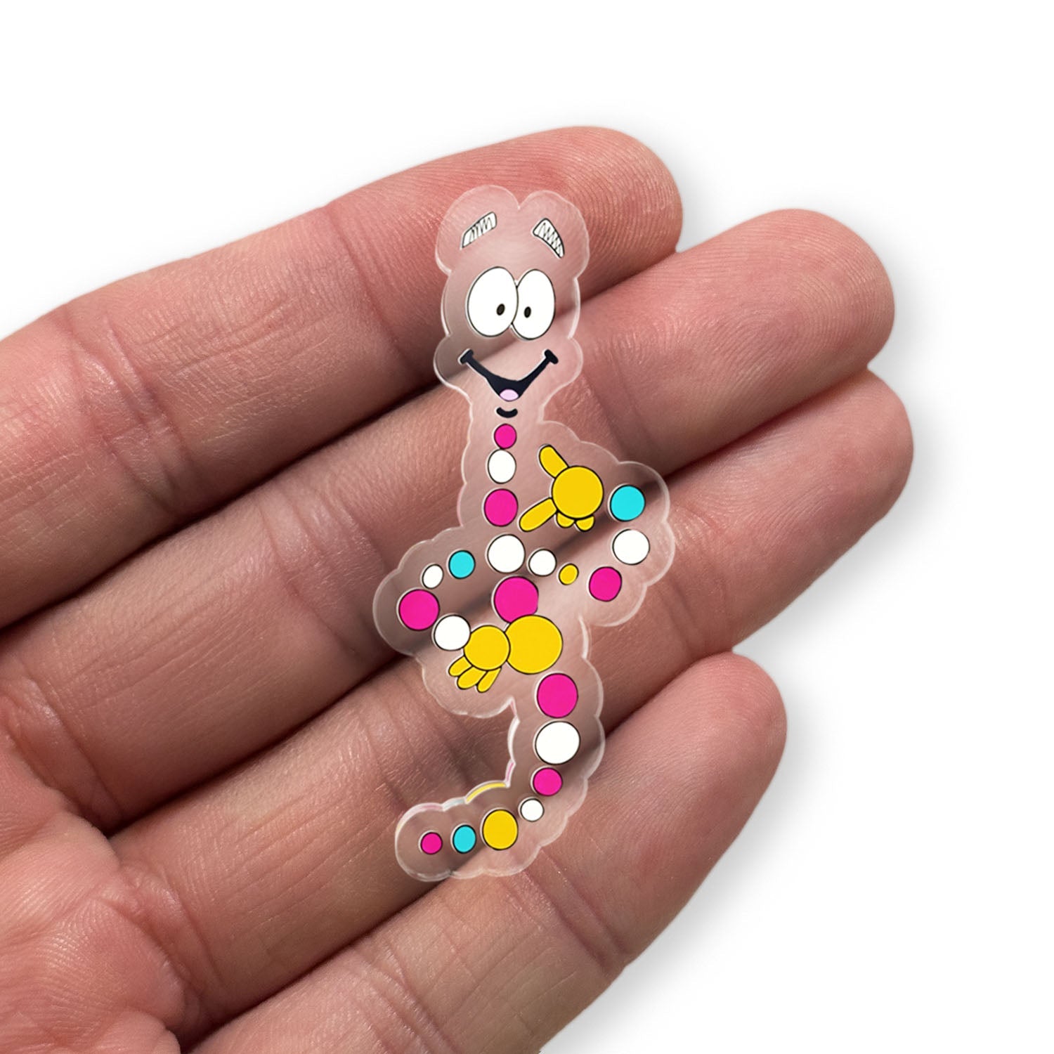 "Bingo! Dino DNA!" Acrylic Pin & Sticker Set