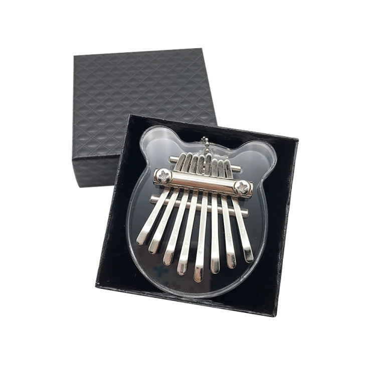 Mini 8 Tone Thumb Piano Kalimba Musical Instruments, Random Packaging(Acrylic Bear)