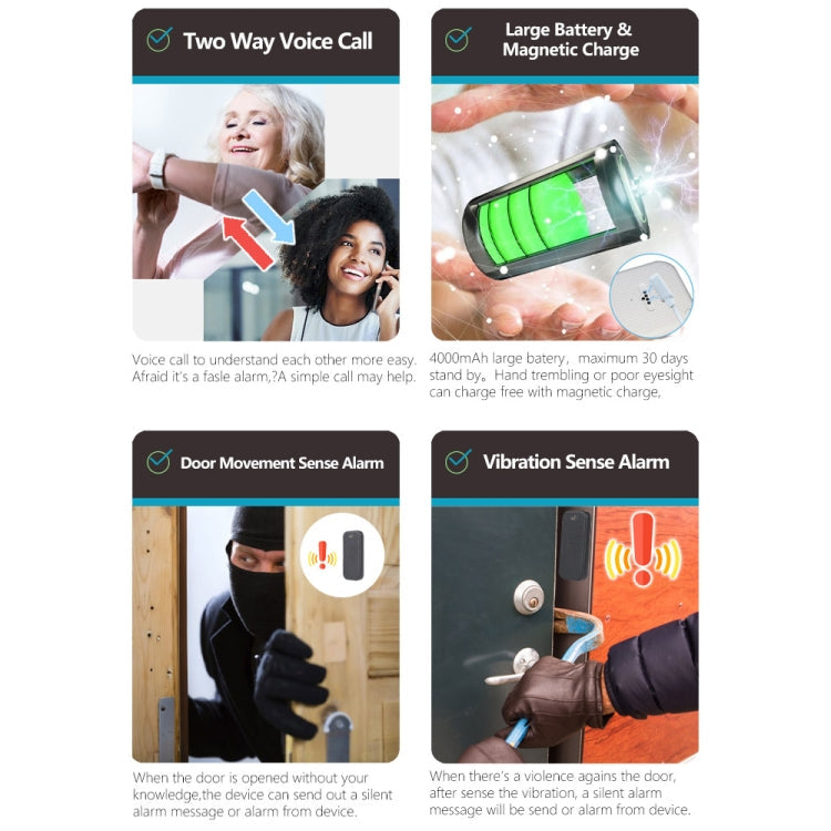 REACHFAR V23 4GInternet Door Sensor Alarm Home Door Window Sensor Alarm