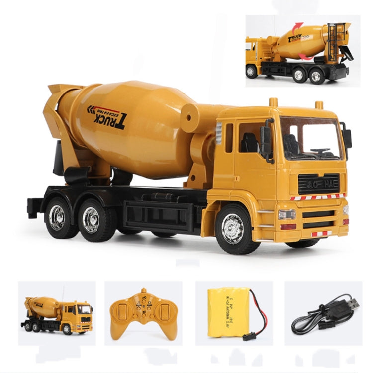 MoFun 3825 2.4G 10-channel Remote Control Simulation Engineering Vehicle, Style:Mixer Truck