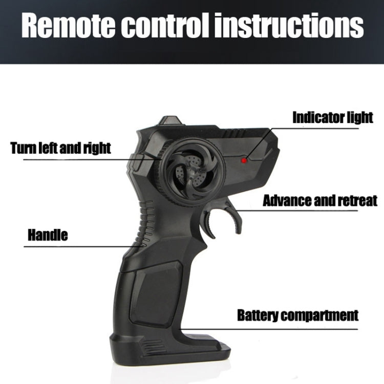 2.4GHz 4WD Double Motors Off-Road Climbing Car Remote Control Vehicle, Model:6141(Black)