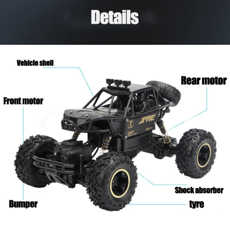 2.4GHz 4WD Double Motors Off-Road Climbing Car Remote Control Vehicle, Model:6241(Silver)