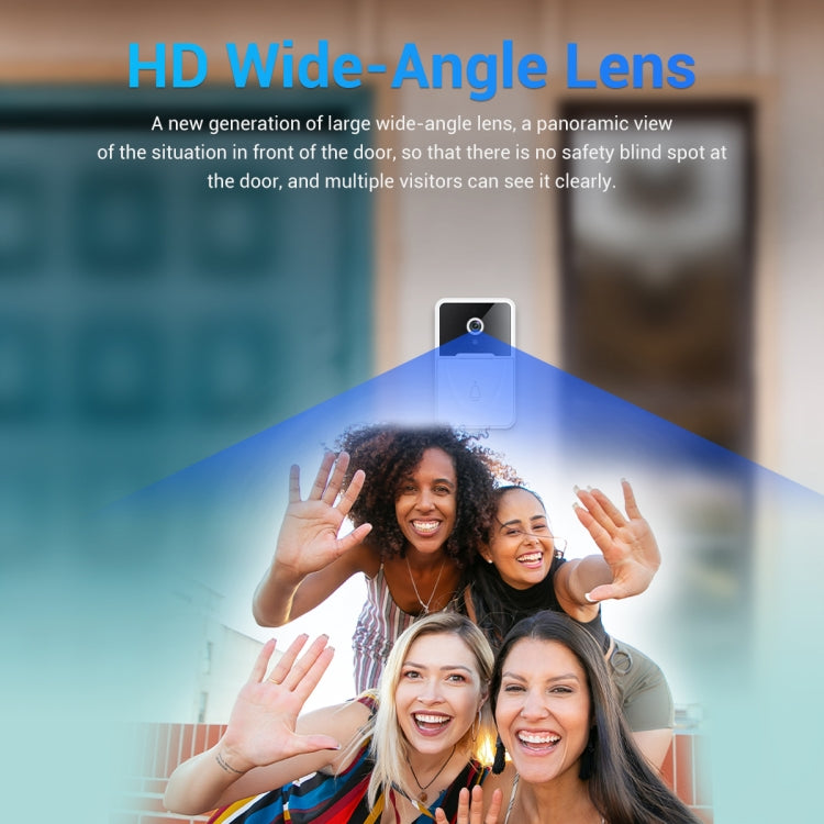 ESCAM X3 Smart Doorbell Camera Support Mobile APP & Two-way Voice & Cloud Storage