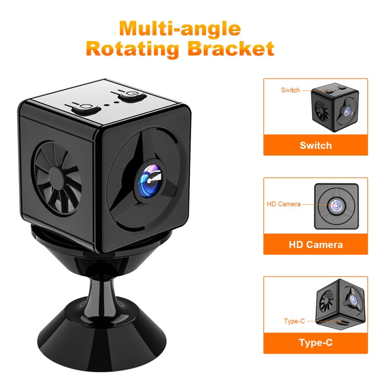 K14 1080P Outdoor Sports HD Infrared Night Vision Home Camera(Black)