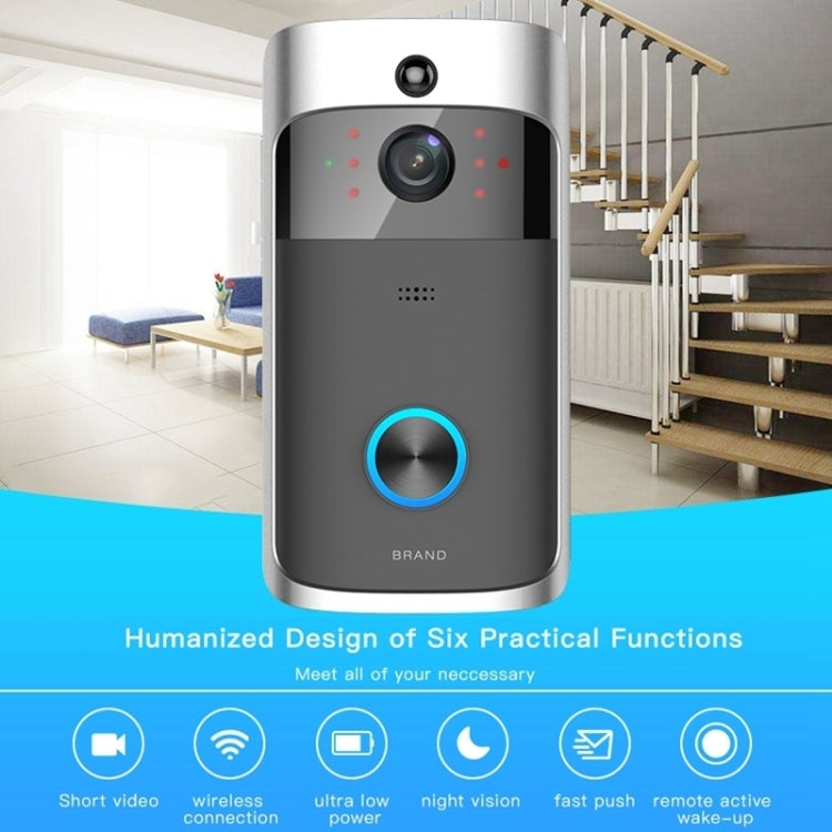 M3 720P Smart WIFI Ultra Low Power Video Visual Doorbell With Ding Dong Version(EU Plug)