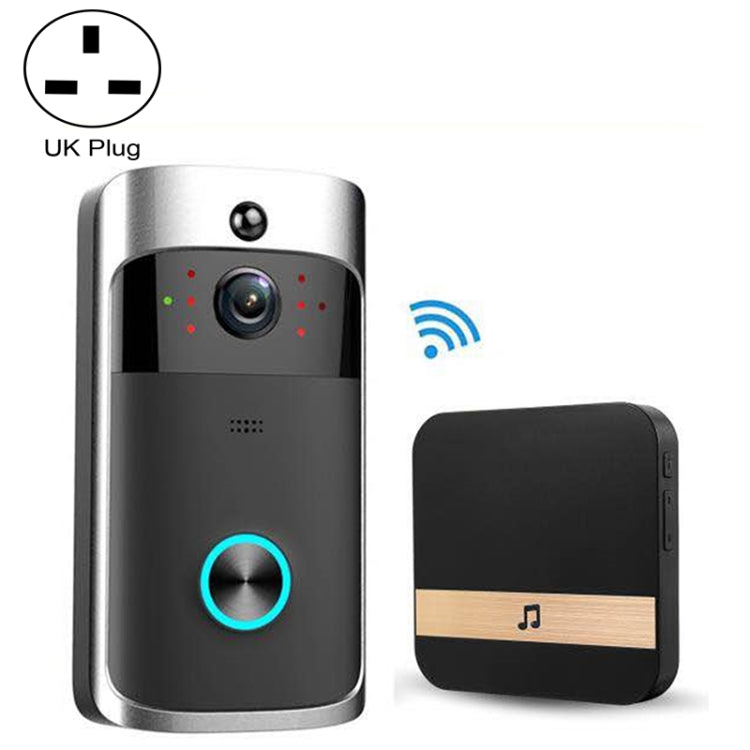 M3 720P Smart WIFI Ultra Low Power Video Visual Doorbell With Ding Dong Version(UK Plug)