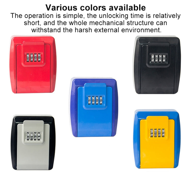 G12 Nail Free Installation Password Key Storage Box(Red)