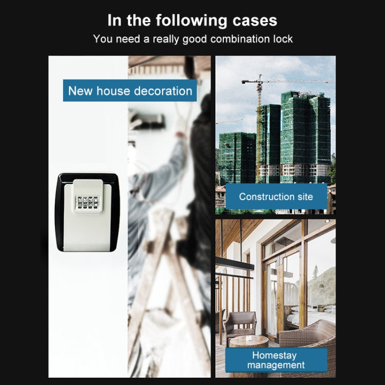 G12 Nail Free Installation Password Key Storage Box(Red)