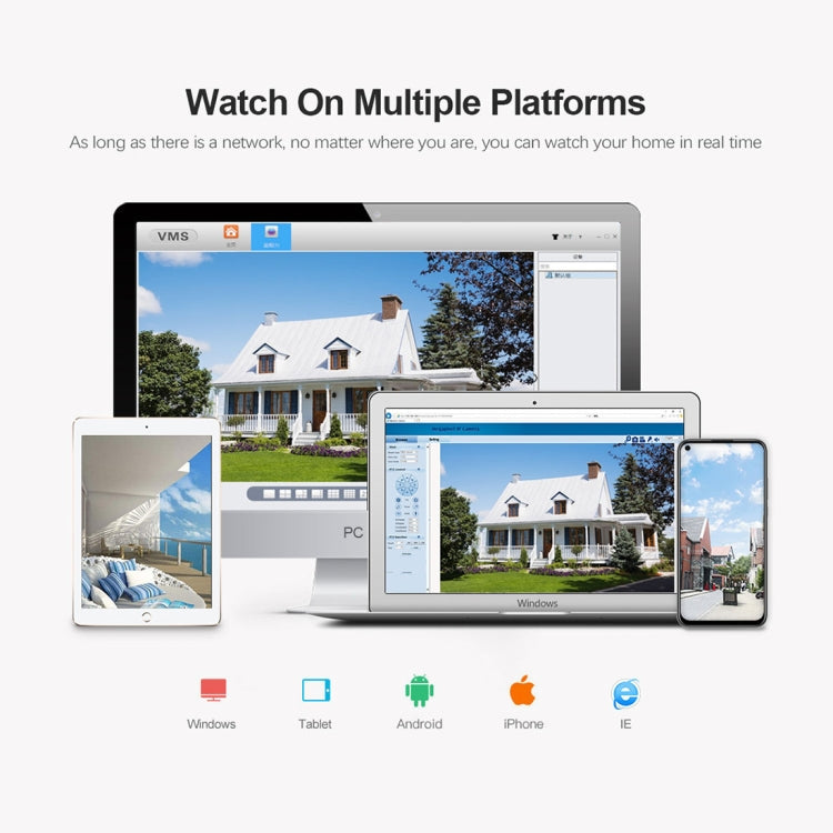 SriHome SH041 5.0MP 20X Optical Zoom 2.4G/5G WiFi IP66 Waterproof AI Auto Tracking H.265 Video Surveillance, Plug Type:UK Plug(White)