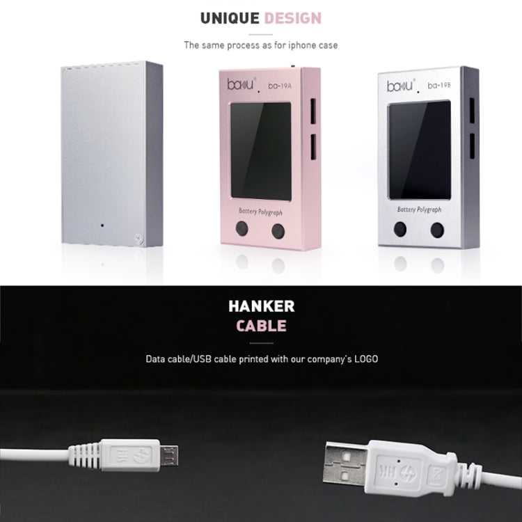 BAKU BA-19A Battery Polygraph for iPhone Battery(Rose Gold)