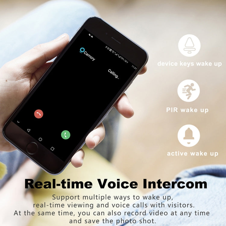 T30 Tuya Smart WIFI Video Doorbell Support Two-way Intercom & Night Vision(Black)