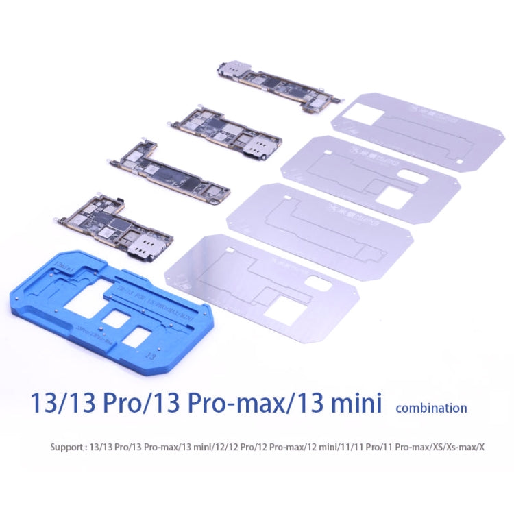 MiJing Z20 Pro For iPhone X-13 Pro Max 14 in 1 Middle Layer Motherboard Reballing Soldering Platform