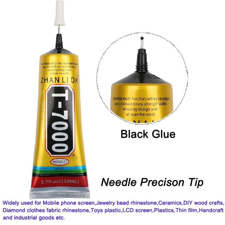 110mL T7000 LCD Screen Black Glue Multifunction Universal DIY Adhesive Glue