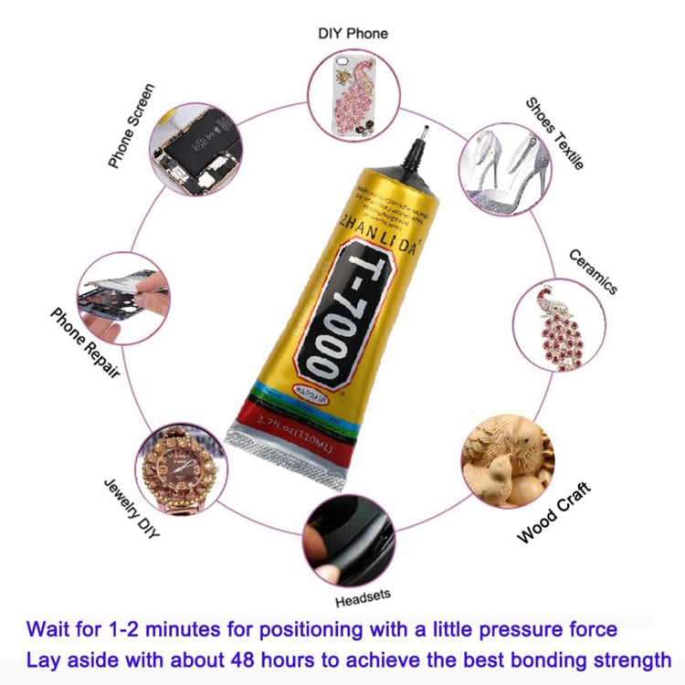 15mL T7000 LCD Screen Black Glue Multifunction Universal DIY Adhesive Glue
