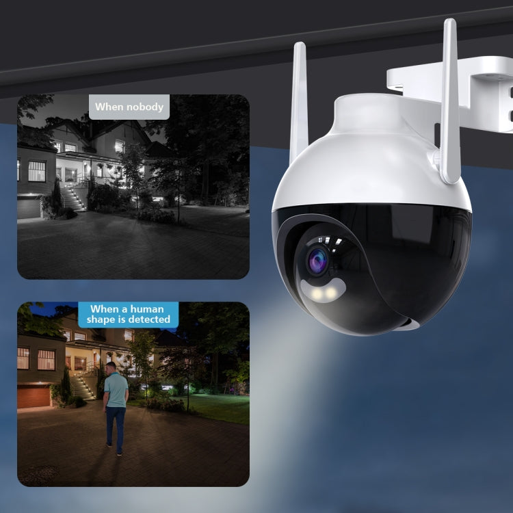 A18 4MP HD Wireless WiFi Smart Surveillance Camera, Specification:EU Plug