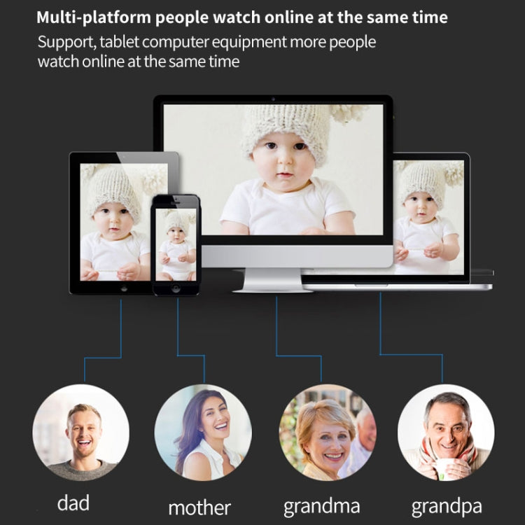 DP31 2.0MP HD Light Bulb WiFi Surveillance Camera, Support Motion Detection, Night Vision, Dual Light Source(White)