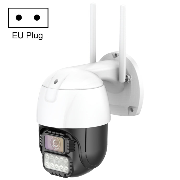 QX67 3MP Humanoid Recognition AI Alarm WiFi Dome IP Camera, EU Plug
