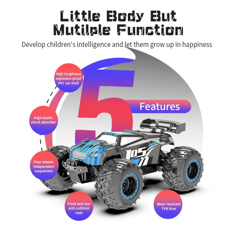 JJR/C Q105 2.4G RC Electric Climbing Off-Road Vehicle(Black Blue)