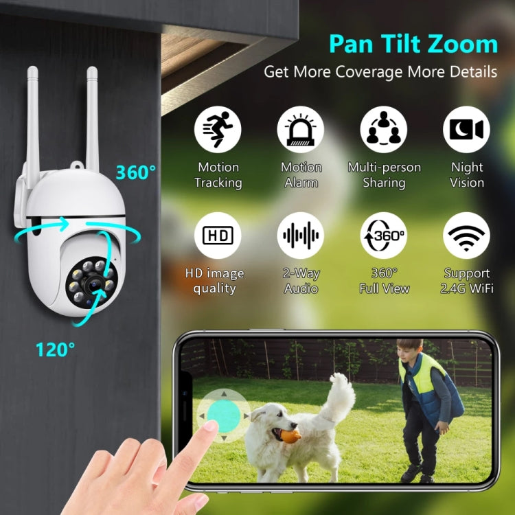 A7 1080P HD Wireless WiFi Smart Surveillance Camera Support Night Vision / Two Way Audio with 32G Memory