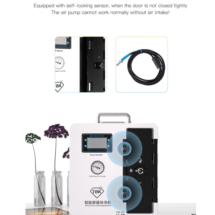 TBK 405 intelligent LCD Screen OCA Bubble Remover Machine, Plug:US Plug