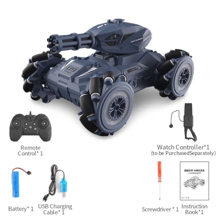 JJR/C Q126 Spray Bomb Drift Remote Control Car, Specification:Double Control Universal Wheel(Blue)