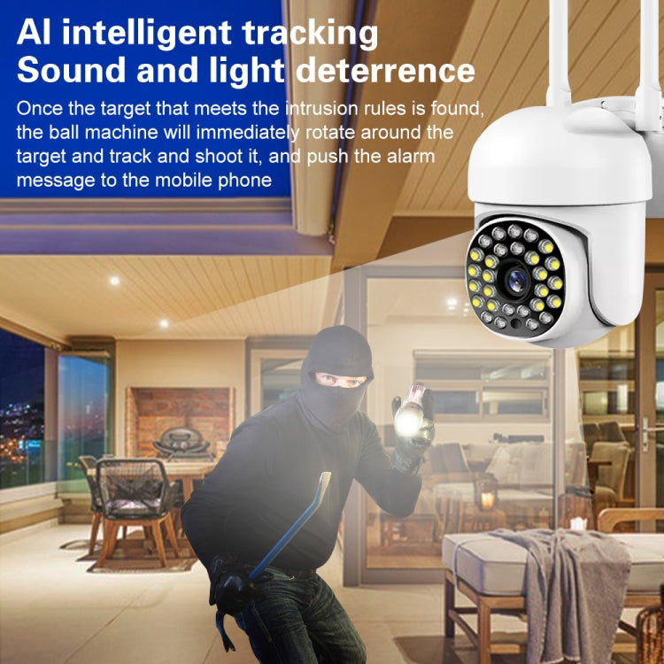 A13 1080P 28 Lights Smart PTZ Camera Supports Two-way Voice Intercom