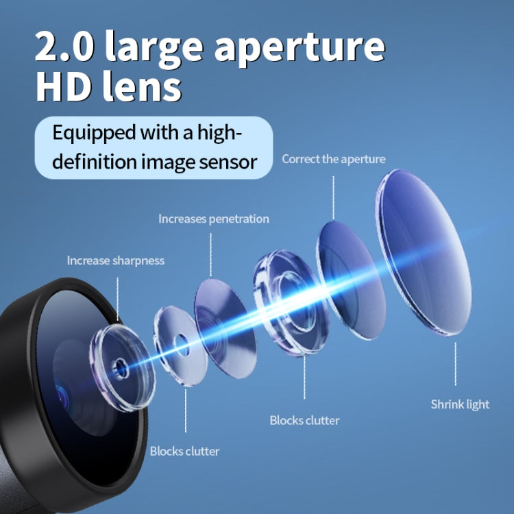 JNN V17 1080P HD Wide Angle Video Sports Recorder with Stand, Capacity:4GB(Black)