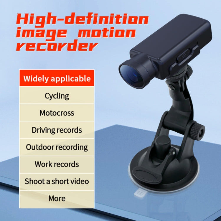 JNN V17 1080P HD Wide Angle Video Sports Recorder with Stand, Capacity:16GB(Black)