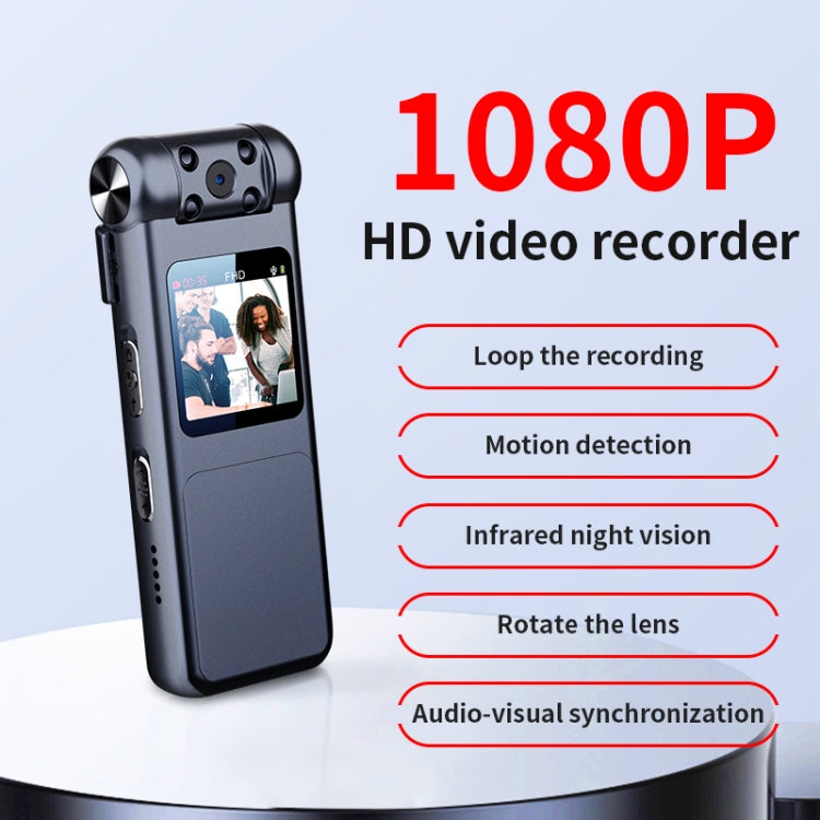 JNN V18 1080P Infrared Light Filling HD Video Recorder, Capacity:128G(Black)